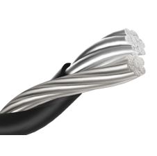 Cable Aluminio Preensamblado 2x16mm (1 Cond.Desnudo+1 Cond.Aislado)