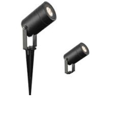 Foco Estaca Spike Gu10 240v Negro Ip65 Xm9109c