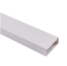 Canal blanca 40x16mm sin tabique con adhesivo
